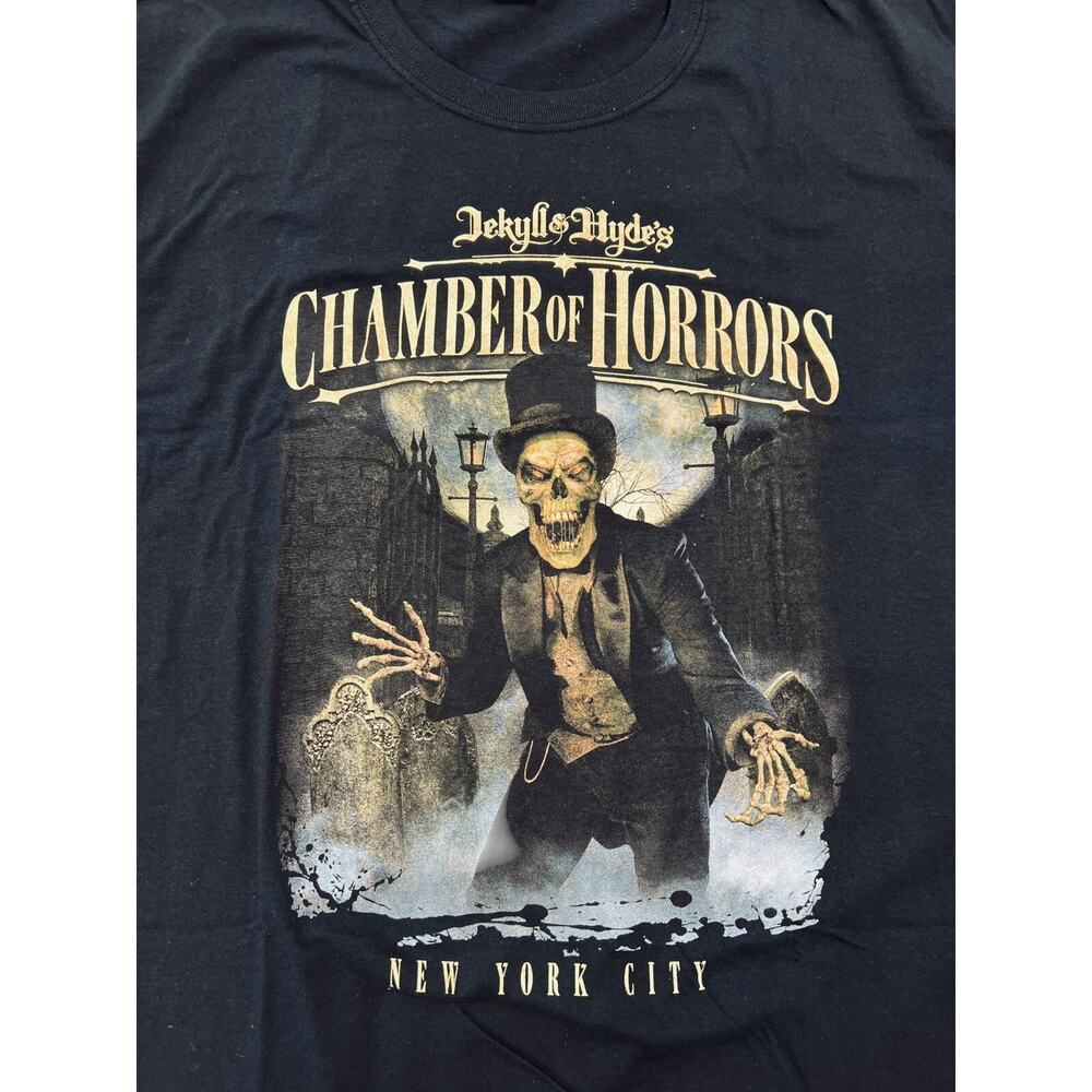 Chamber of Horrors T-shirts Jekyll & Hyde's black men 2XL XXL 100% cotton - Picture 2 of 5